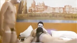 CK哥同友人一起3P朋友圈里认识的离异院校女教师上下双洞齐开下部