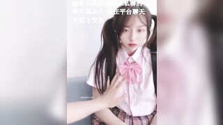 【超推荐❤️会所独家】超火爆全网逆天颜值女神【不见星空】五月新作-学生妹制服背书包啪啪 完美露脸 高清720P原版