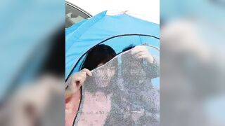 小眼睛胖哥又约小姨子户外搭帐篷野战偸情脱的精光无套激情啪啪啪不怕有人尽情的呻吟