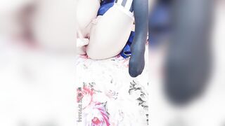 抖音超火学生妹转战推特疯狂输出，偶然刷到过这颜值身材绝对一流的 波涛汹涌迷摄眼眸30P1V